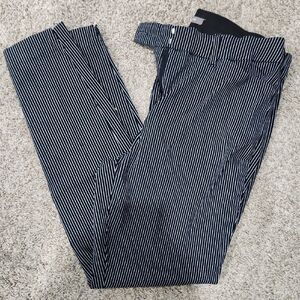 Maurices Navy Pinstripe Dress Pants